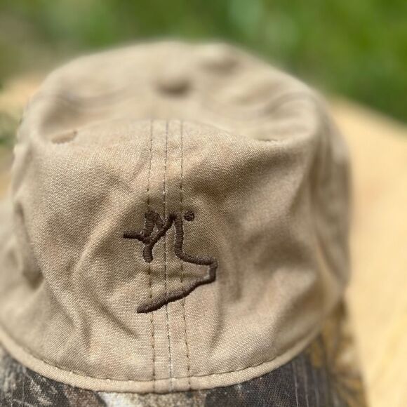 Embroidered Hog‎ Hat by Port Authority (Camo/Khaki) Woodland Hunting - Picture 7 of 12
